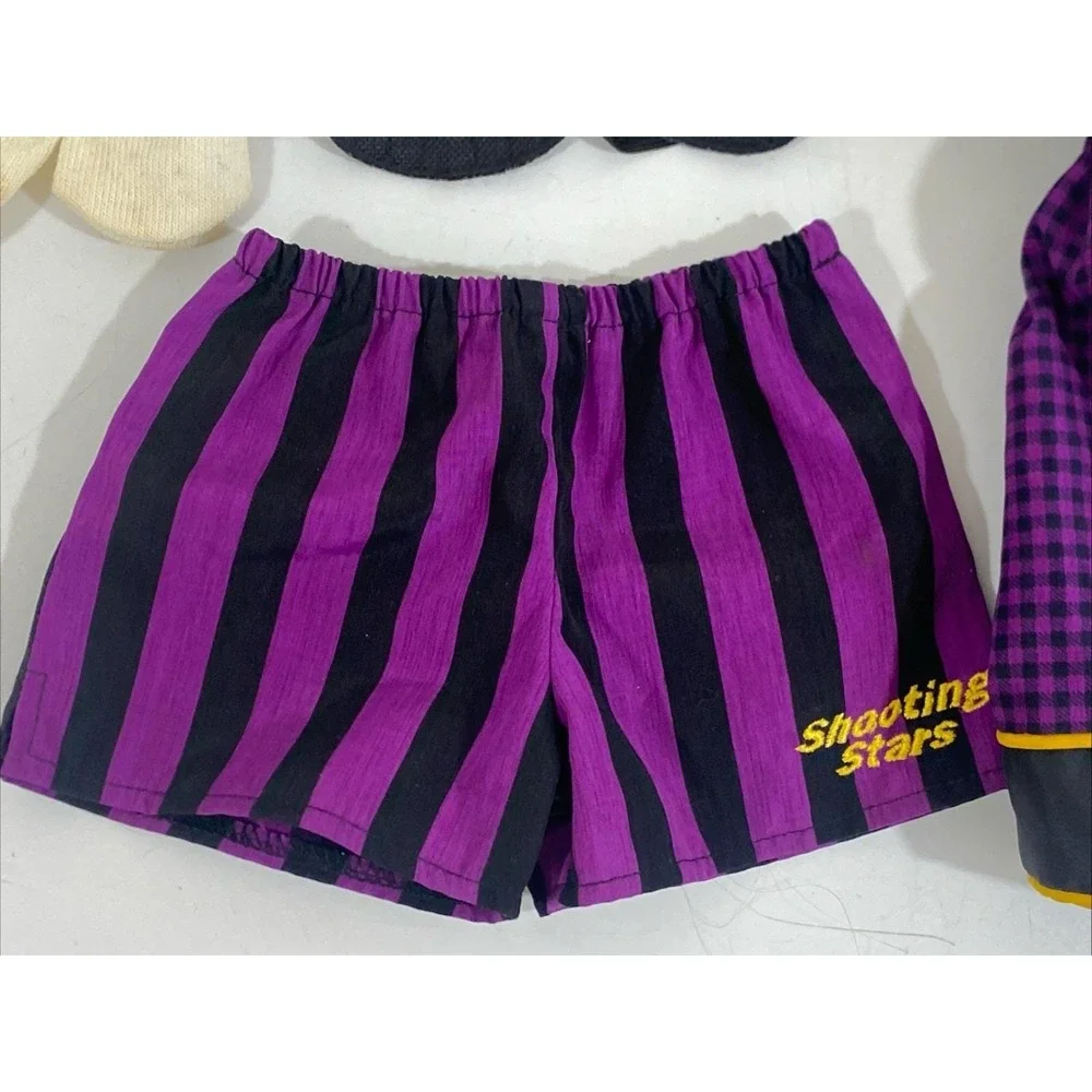 American Girl Doll‎ Shooting Stars Soccer Outfit Pleasant Co 1996 Purple Yellow